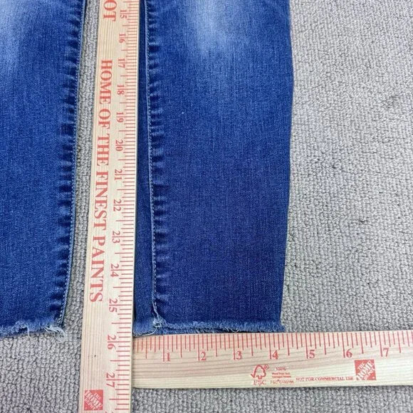 Lucky Brand Jeans Ava Crop Blue Pockets Women’s Size 4 - Picture 4 of 12